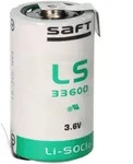 Saft LS33600 ER-D Mono Lithium-Thionylchlorid 3,6V, 17.000 mAh Z L&ouml;tfahne