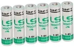6x Saft Lithium 3,6V Batterie LS14500 AA - Zelle