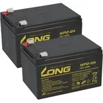 2x Kung Long WP12-12 12V 12Ah &ndash; Ersatzakku f&uuml;r APC RBC6