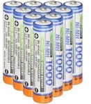 10x Panasonic Micro Akku BK-4HGAE/BF1 Ni-MH 1,2V 1000mAh lose