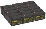 15x Kung Long WP7,2-12A F2 AGM-Akkus 12V 7,2Ah &ndash; passend f&uuml;r Benning...