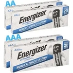 40x Energizer Ultimate Lithium Set - 20x AA L91 + 20x AAA L92 - 1,5V