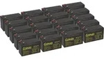 20x Kung Long WP7,2-12A F2 AGM-Akkus 12V 7,2Ah &ndash; passend f&uuml;r Best Power B610
