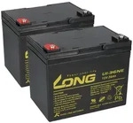 2x Kung Long U1-36NE 12V 36Ah (24V) - Pride Revo 3 / Revo 4 - M6