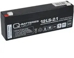 Q-Batteries 12LS-2.1 12 V 2,1 Ah AGM Bleiakku VdS G117034