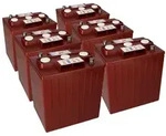 6x Traktionsbatterie Trojan TE35 6V 245Ah Deep Cycle AP-Anschluss