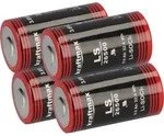 4x Kraftmax Lithium 3,6V Batterie LS26500 C Zelle 26500