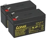 2x Kung Long WP1.2-12 AGM Akku 12V 1,2Ah &ndash; passend f&uuml;r Krankenhausbett...