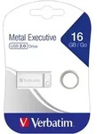 Verbatim USB 2.0 Stick 16GB, Metal Executive, Silber