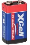 XCell CR9V/P Lithium 9V Block Batterie 1200mAh - passend f&uuml;r Rauchmelder &