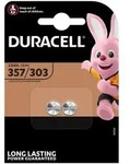 2x Duracell Uhrenbatterie D357 AgO 1,55V 190mAh AgO