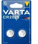 Varta CR2025 3V Lithium Knopfzelle - 2er Blister