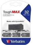 Verbatim USB 2.0 Stick 32GB, ToughMAX, schwarz