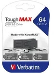 Verbatim USB 2.0 Stick 64GB, ToughMAX, schwarz