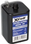 XCell 4R25C Blockbatterie 6V 9,5Ah &ndash; passend f&uuml;r Baustellenleuchten, Warnlampen &