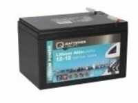 Q-Batteries Lithium Akku 12-12 12,8V 12Ah 153,6Wh LiFePO4