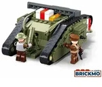 Sluban Army angreifender Panzer WWII - Mark Vs M38-B1296