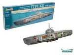Revell Schiffe U-Boot Typ XXI U 2540 & Interieur 1:144 05078