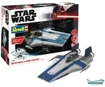 Revell Star Wars Resistance A-Wing Fighter Blau 1:44 06773