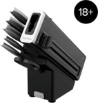 Ninja StaySharp Rostfreier Messerblock mit integriertem Schleifer 6-teiliges Set in