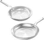 Ninja EverClad 2-teiliges Pfannen-Set aus Edelstahl | C92000EUI | von SharkNinja