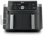 Ninja DualZone XL-Hei&szlig;luftfritteuse mit 9,5 l Fassungsverm&ouml;gen und 2...