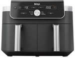 Ninja DualZone XL-Hei&szlig;luftfritteuse mit 9,5 l Fassungsverm&ouml;gen und 2...