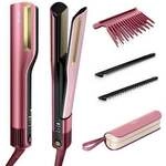 Shark SilkiPro Straight Gl&auml;tteisen und Haartrockner in Rosa | HT401EUPK | von