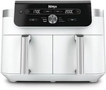 Ninja DualZone XL-Hei&szlig;luftfritteuse mit 9,5 l Fassungsverm&ouml;gen und 2 Schubladen in