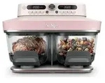 Ninja CRISPi DualZone Glas-Air-Fryer mit 8 Funktionen &ndash; Rosa in Rosa | DD102EUPK1 