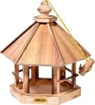 Vogelhaus sechseckig zum Aufh&auml;ngen, geflammt