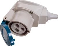 Camping CEE Winkelkupplung 3-polig f&uuml;r Leitungen bis max. 2,5 mm&sup2; 230 V 16 A IP44