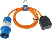 as - Schwabe Adapterkabel 1,5 m CEE Stecker auf British Standard BS1363 Typ G,