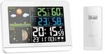 Funk-Wetterstation mit Farbdisplay Au&szlig;ensensor Schimmelwarner Hygrometer Barometer