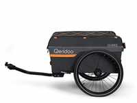 Qeridoo Cargo Fahrrad Anhänger Qubee Grey, faltbar