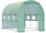 Outsunny Foliengew&auml;chshaus 2,95x2x2 m begehbares Gew&auml;chshaus Tunnel UV-Schutz