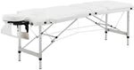 Massageliegen verstellbarer Massagetisch Massagebett Alu Kunststoff