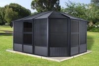 Sojag Aluminium Pavillon und Wintergarten Charleston 12x12 anthrazit