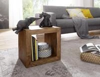 Sheesham Standregal Massiv 44x44 cm Cube Massivholz