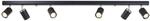 Brilliant Different Spotbalken, 119 cm, 6x GU10, schwenkbar, Metall, schwarz