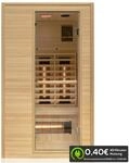 Infrarotkabine CALGARY 115x105 cm, 5 Vollspektrumstrahler, 1-2 Personen