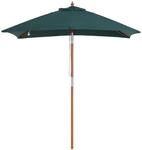 Sonnenschirm Knickbarer Gartenschirm einstellbar Gr&uuml;n 200 x 150 x 230 cm