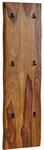 Skyport WOHNLING Wandgarderobe Holz Metall 140 cm Garderobe Flur Hakenleiste