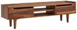WOHNLING TV Schrank 145x43x35 cm Lowboard Holz Fernsehkommode Fernsehschrank