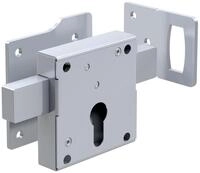 Aufschraub-Torschloss - ATS 80 - Lochung: PZ - Holztore - 6-tourig - Dorn: 39 mm -