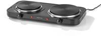 Doppelkochplatte 2500W schwarz