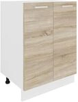 K&uuml;chenschrank Breite 60 cm Dreht&uuml;ren Unterschrank K&uuml;che K&uuml;chenm&ouml;bel Esilo