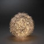 KONSTSMIDE LED Drahtball, 30 cm mit 160 warmwei&szlig;en Dioden, 4,5V, Innen,