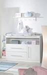 Wickelkommode &bdquo;Maren&ldquo;, mit abnehmbarem Wickelansatz, breit, 2 Schubladen,