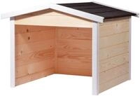 M&auml;hrobotergarage, Holz, natur